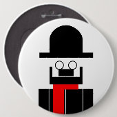 Toulouse-Lautrec Button (Vorne & Hinten)
