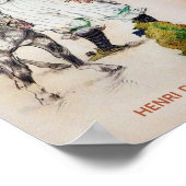 Toulouse-Lautrec, Circus Clown, Pferd und Affe Poster (Ecke)