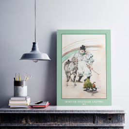 Toulouse-Lautrec, Circus Clown, Pferd und Affe Poster