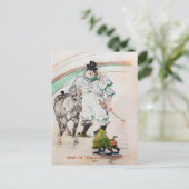 Toulouse-Lautrec, Circus Clown, Pferd und Affe Postkarte (Stehend Vorderseite)