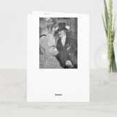 Toulouse-Lautrec Danke-Card Dankeskarte (Rückseite)