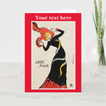 Toulouse-Lautrec Danke-Card