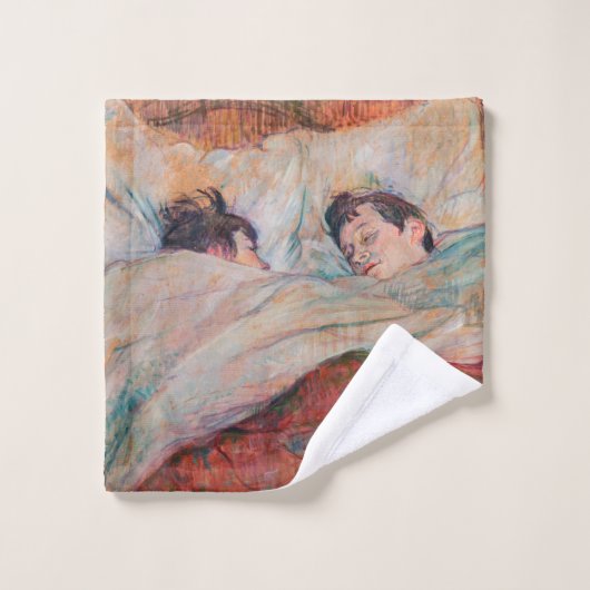 Toulouse-Lautrec - Das Bett Badhandtuch Set (Waschlappen)