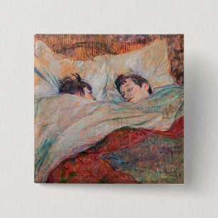 Toulouse-Lautrec - Das Bett Button