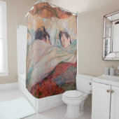 Toulouse-Lautrec - Das Bett Duschvorhang (Beispiel)
