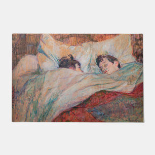 Toulouse-Lautrec - Das Bett Fußmatte