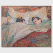 Toulouse-Lautrec - Das Bett Geschenkpapier (Flach)
