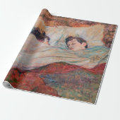 Toulouse-Lautrec - Das Bett Geschenkpapier (Ungerollt)