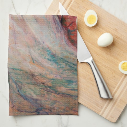 Toulouse-Lautrec - Das Bett Geschirrtuch (Viertel Falte)