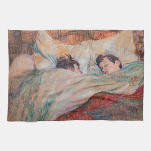 Toulouse-Lautrec - Das Bett Geschirrtuch