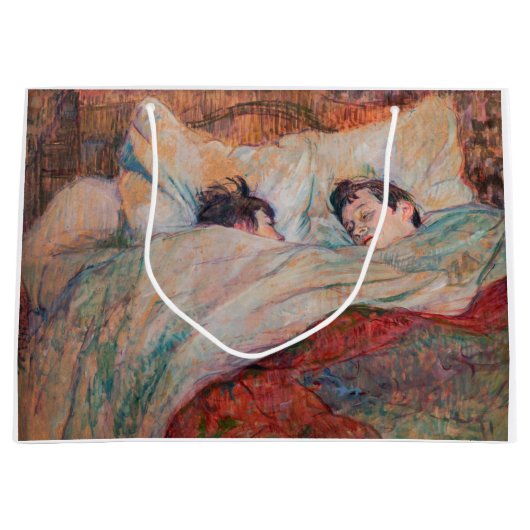 Toulouse-Lautrec - Das Bett Große Geschenktüte (Vorderseite)