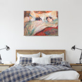Toulouse-Lautrec - Das Bett Leinwanddruck (Insitu (Schlafzimmer))