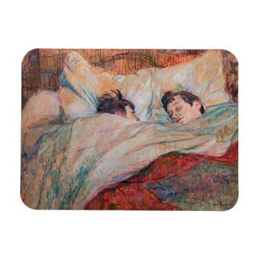 Toulouse-Lautrec - Das Bett Magnet (Horizontal)