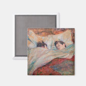 Toulouse-Lautrec - Das Bett Magnet (Vorderseite/Rückseite)