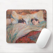 Toulouse-Lautrec - Das Bett Mousepad (Mit Mouse)