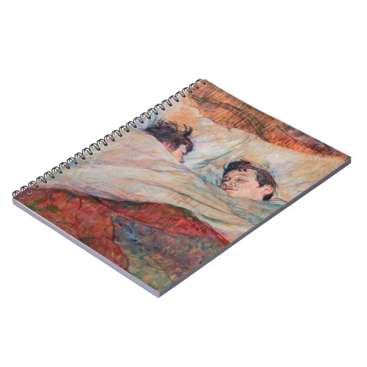 Toulouse-Lautrec - Das Bett Notizblock (Linke Seite)