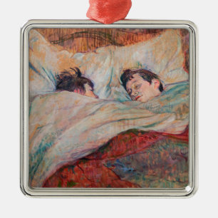 Toulouse-Lautrec - Das Bett Ornament Aus Metall