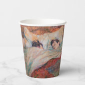 Toulouse-Lautrec - Das Bett Pappbecher (Rückseite)
