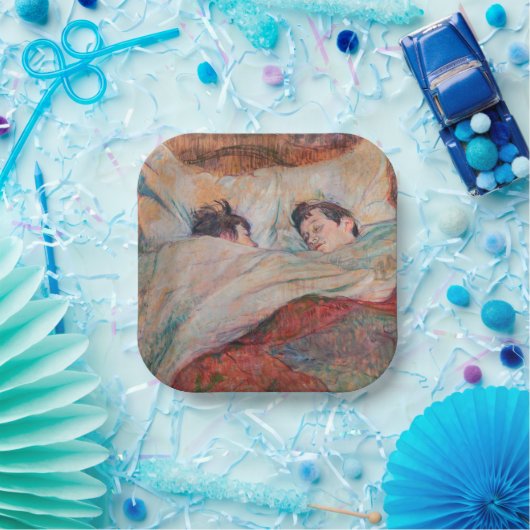 Toulouse-Lautrec - Das Bett Pappteller (Party)