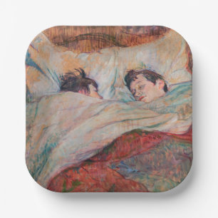Toulouse-Lautrec - Das Bett Pappteller