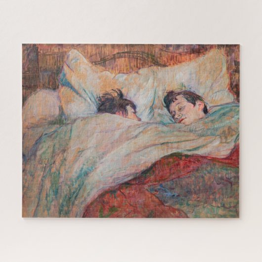 Toulouse-Lautrec - Das Bett Puzzle (Horizontal)