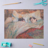 Toulouse-Lautrec - Das Bett Seidenpapier (Basteln)