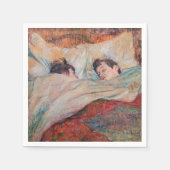 Toulouse-Lautrec - Das Bett Serviette (Vorderseite)