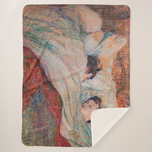 Toulouse-Lautrec - Das Bett Sherpadecke (Vorderseite)