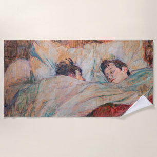 Toulouse-Lautrec - Das Bett Strandtuch