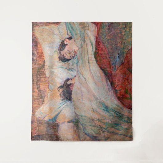 Toulouse-Lautrec - Das Bett Wandteppich (Vorderseite)