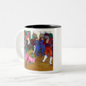 Toulouse Lautrec, das den Bolero tanzt Zweifarbige Tasse (Vorderseite Links)