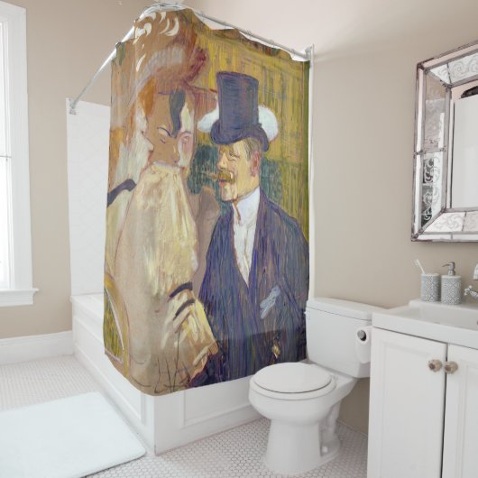 Toulouse-Lautrec - Der Engländer im Rouge Duschvorhang (Beispiel)