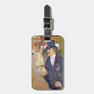 Toulouse-Lautrec - Der Engländer im Rouge Gepäckanhänger