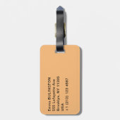 Toulouse-Lautrec - Der Engländer im Rouge Gepäckanhänger (Rückseite vertikal)