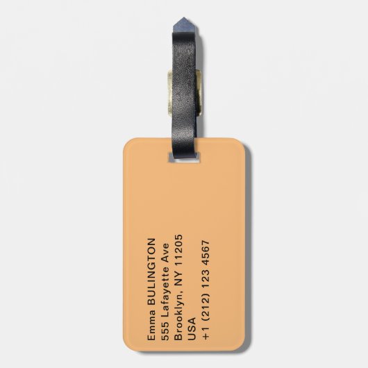 Toulouse-Lautrec - Der Engländer im Rouge Gepäckanhänger (Rückseite vertikal)