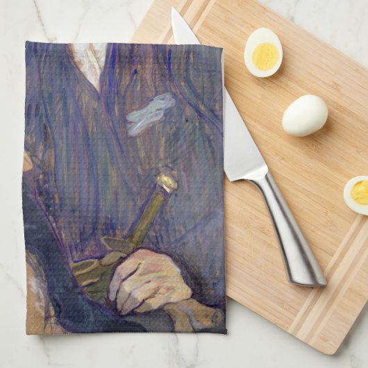 Toulouse-Lautrec - Der Engländer im Rouge Geschirrtuch (Viertel Falte)