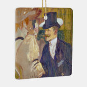 Toulouse-Lautrec - Der Engländer im Rouge Keramikornament (Rechts)