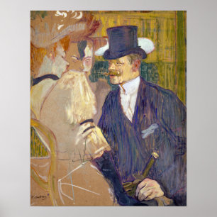 Toulouse-Lautrec - Der Engländer im Rouge Poster