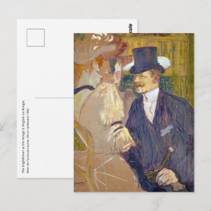 Toulouse-Lautrec - Der Engländer im Rouge Postkarte