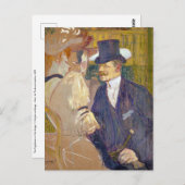 Toulouse-Lautrec - Der Engländer im Rouge Postkarte (Vorne/Hinten)