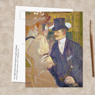 Toulouse-Lautrec - Der Engländer im Rouge Postkarte