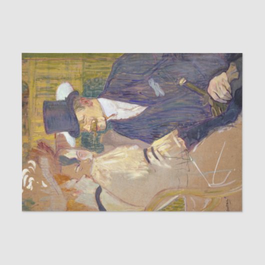 Toulouse-Lautrec - Der Engländer im Rouge Seidenpapier (Vorderseite)