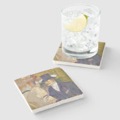 Toulouse-Lautrec - Der Engländer im Rouge Steinuntersetzer (Seitenansicht)