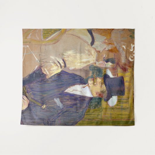 Toulouse-Lautrec - Der Engländer im Rouge Wandteppich (Vorderseite (Horizontal))