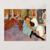 Toulouse-Lautrec - Der Salon in der Rue des Moulin Postkarte (Vorderseite)