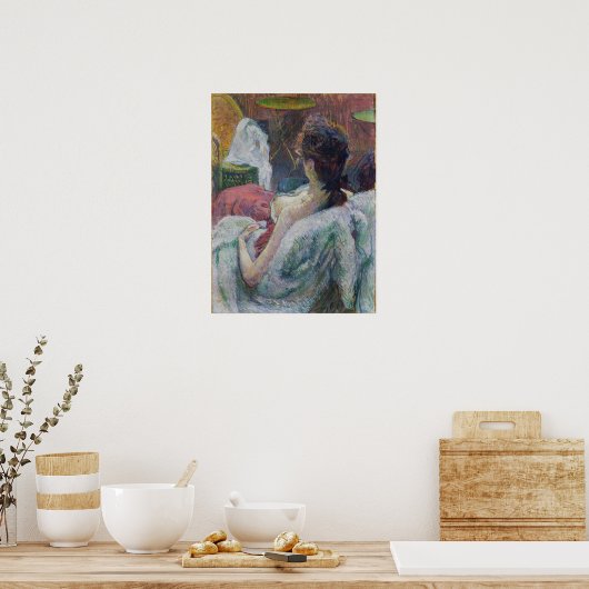 Toulouse-Lautrec - Die Modellruheeinrichtung Poster (Küche)