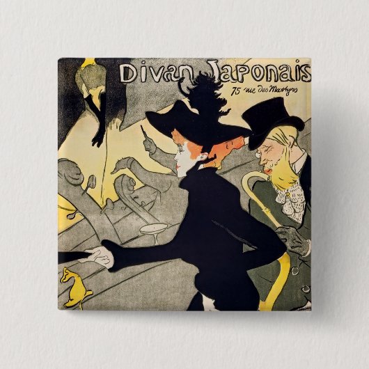 Toulouse-Lautrec - Divan Japonais Button (Vorderseite)