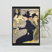 Toulouse-Lautrec - Divan Japonais Dankeskarte (Stehend Vorderseite)