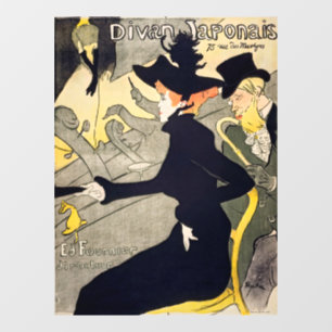 Toulouse-Lautrec - Divan Japonais Fensteraufkleber
