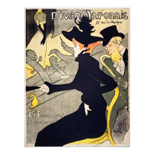 Toulouse-Lautrec - Divan Japonais Fotodruck (Vorne)